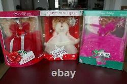 Happy Holidays Christmas Barbie Doll Collection 1988-2023 Lot 36 Set -NRFB