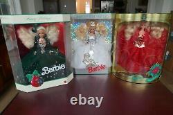 Happy Holidays Christmas Barbie Doll Collection 1988-2023 Lot 36 Set -NRFB