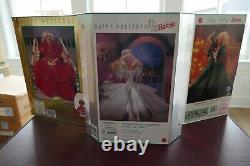 Happy Holidays Christmas Barbie Doll Collection 1988-2023 Lot 36 Set -NRFB