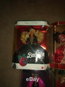 Happy Holidays Special Edition 1993 Barbie Doll (lot of 6 brand new Barbies)