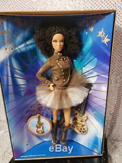 Hard Rock Cafe Aa Model Muse Barbie Doll 2007 Gold Label Mattel #k7946 Mint Nrfb