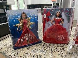 Holiday Barbie Doll Lot. 2017, 2018 30th Anniversary, 2019, 2020 New In Box NIB