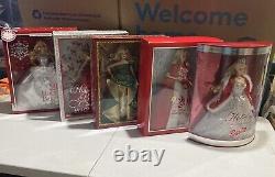 Holiday Barbie Doll Lot Of (5) Mattel 2001, 2010, 2011, 2012, 2013 New In Box