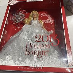 Holiday Barbie Doll Lot Of (5) Mattel 2001, 2010, 2011, 2012, 2013 New In Box