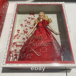 Holiday Barbie Doll Lot Of (5) Mattel 2001, 2010, 2011, 2012, 2013 New In Box