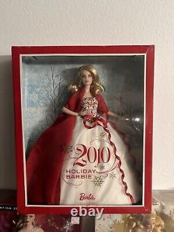 Holiday Barbie Dolls 2007 2008 2010 Holidays Lot of 3