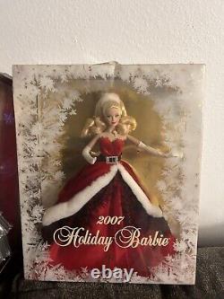 Holiday Barbie Dolls 2007 2008 2010 Holidays Lot of 3