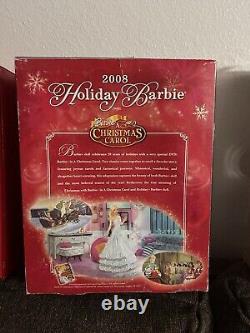 Holiday Barbie Dolls 2007 2008 2010 Holidays Lot of 3