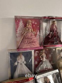 Holiday Barbie Holiday Celebration Holiday Visions Special Edition Lot Of 12