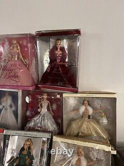 Holiday Barbie Holiday Celebration Holiday Visions Special Edition Lot Of 12