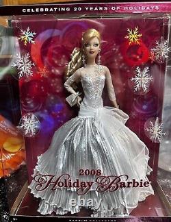 Holiday barbie dolls lot new-4 Holiday Barbies New In Box