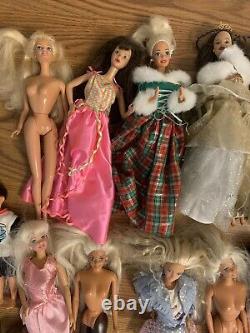 Huge Barbie Doll Lot Dolls 80s 90s Vintage