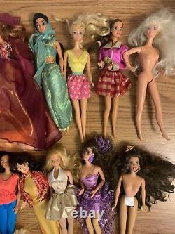 Huge Barbie Doll Lot Dolls 80s 90s Vintage