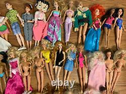 Huge Barbie Doll Lot Dolls Clothing Accessories Vintage To Modern