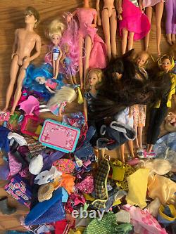 Huge Barbie Doll Lot Dolls Clothing Accessories Vintage To Modern