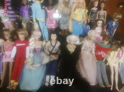 Huge Barbie Ken Doll Lot 40 Christmas Spice Girls Marilyn Monroe Disney Mulan+