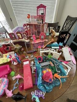 Huge Barbie Lot Includes Dolls And Accessories