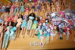 Huge Barbie/mixed Lot! 81 Dolls + Vintage, 80's, Leggy, My Scene, Disney +++