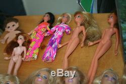 Huge Barbie/mixed Lot! 81 Dolls + Vintage, 80's, Leggy, My Scene, Disney +++