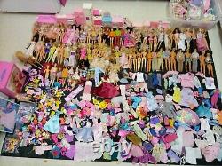 Huge Barbies, Friends, Clothes, Accessories and Furniture Lot