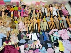 Huge Barbies, Friends, Clothes, Accessories and Furniture Lot