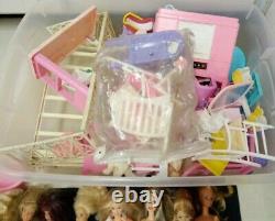 Huge Barbies, Friends, Clothes, Accessories and Furniture Lot