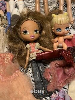 Huge Bratz Barbie Doll Lot 19 Dolls Clothing Galore Witch Bratzillaz Rare Htf