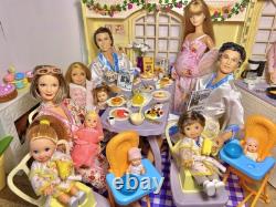 Huge Happy Family Lot Gift Set Midge Belly&Baby, Alan & Ryan, Grandparents