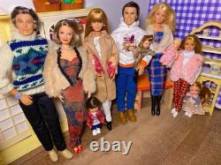 Huge Happy Family Lot Gift Set Midge Belly&Baby, Alan & Ryan, Grandparents
