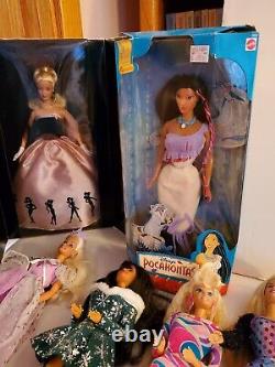 Huge LOT of 37 Used & New Vintage 90s-early 2000s Barbie Dolls & Accessories