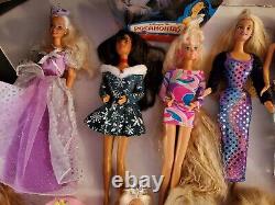 Huge LOT of 37 Used & New Vintage 90s-early 2000s Barbie Dolls & Accessories