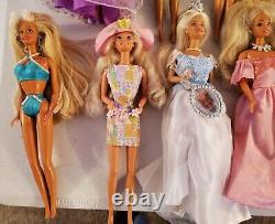 Huge LOT of 37 Used & New Vintage 90s-early 2000s Barbie Dolls & Accessories