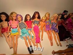 Huge LOT of BARBIE Dolls 30 Dolls + Shoes Accessories