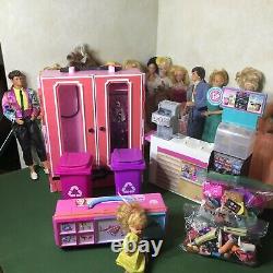 Huge Lot 15 vintage Barbie, Ken, Skipper & Baby girl dolls Mattel & Accessories