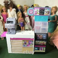 Huge Lot 15 vintage Barbie, Ken, Skipper & Baby girl dolls Mattel & Accessories