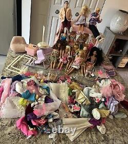 Huge Lot 300+PCS VTG 60s-80s Barbies+Ken Dolls, Clothes, Accessories+More READ