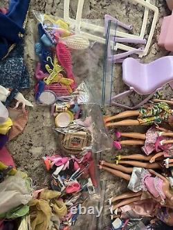 Huge Lot 300+PCS VTG 60s-80s Barbies+Ken Dolls, Clothes, Accessories+More READ