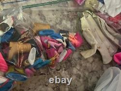 Huge Lot 300+PCS VTG 60s-80s Barbies+Ken Dolls, Clothes, Accessories+More READ