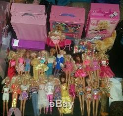 Huge Lot 34 Barbie1 Ken Mattel Dog Cases Clothes Accessories 60's 90s one 2009