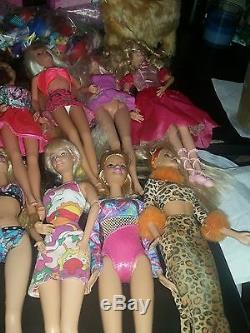 Huge Lot 34 Barbie1 Ken Mattel Dog Cases Clothes Accessories 60's 90s one 2009