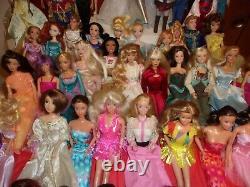 Huge Lot! 50 Barbie And Ken Dolls 1970's-modern Dressed Boy And Girl Dolls