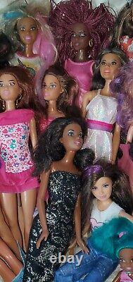 Huge Lot Diverse Barbie Dolls All Dressed Black White Latina Korean VGC GORGEOUS
