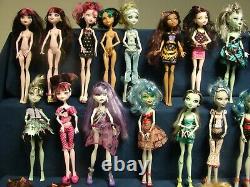 Huge Lot Monster High First Wave & Ever After First Chapter Dolls + accessories