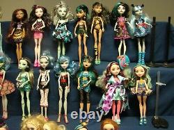 Huge Lot Monster High First Wave & Ever After First Chapter Dolls + accessories