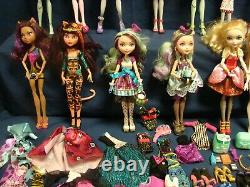 Huge Lot Monster High First Wave & Ever After First Chapter Dolls + accessories