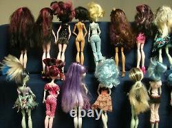 Huge Lot Monster High First Wave & Ever After First Chapter Dolls + accessories