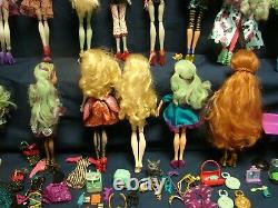 Huge Lot Monster High First Wave & Ever After First Chapter Dolls + accessories