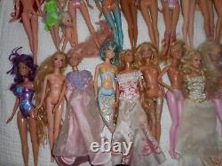 Huge Lot Vintage Barbie Dolls 40 In All