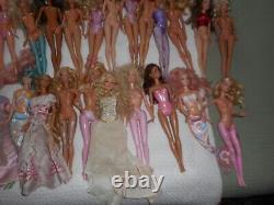 Huge Lot Vintage Barbie Dolls 40 In All