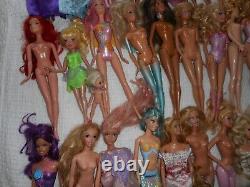 Huge Lot Vintage Barbie Dolls 40 In All